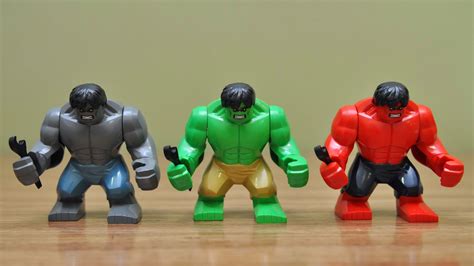 My Brick Store: Lego Hulk - Red Hulk, Grey Hulk, Green Hulk