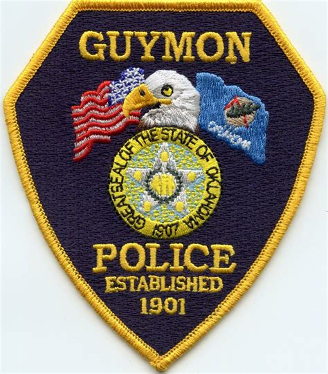 GUYMON OKLAHOMA OK POLICE PATCH | eBay