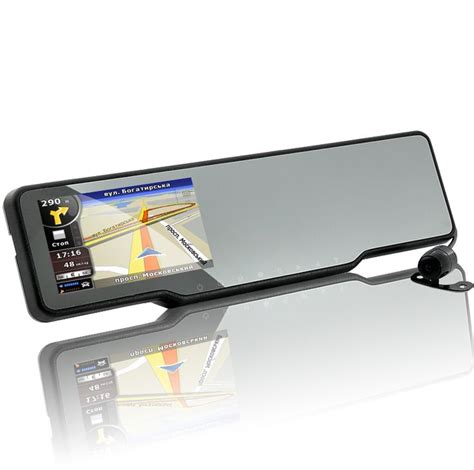 Bluetooth Car Rearview Mirror Kit (Dash Cam + GPS + Rearview Camera ...