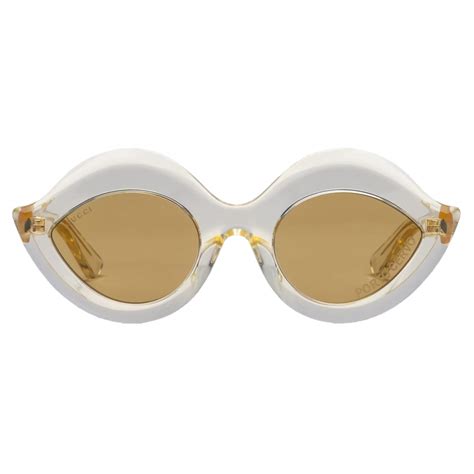 Gucci - Cat Eye 'Porto Cervo' Sunglasses - Yellow - Gucci Eyewear ...