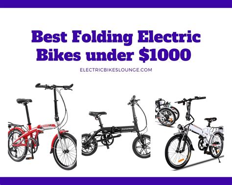 Best Folding Electric Bike under $1000 in 2024