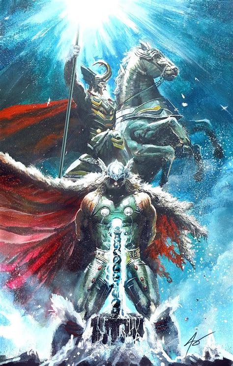 Thor and Odin | Marvel | Pinterest | Mythologie nordique, Mythologie et ...