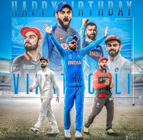 Happy Birthday Virat Kohli💖 | Virat kohli wallpapers, Happy birthday king, Virat kohli