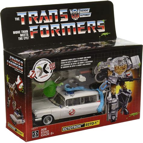 Hasbro Transformers Generations Ghostbusters 2019 Heroic Autobot Ecto-1 Ectotron Figure ...