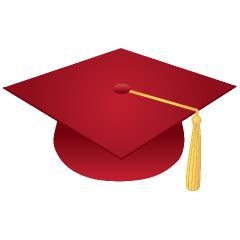 Graduation Cap Red - ClipArt Best