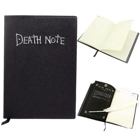 DEATH Note book & Feather Pen Writing Journal Anime Theme Cosplay Death Note | eBay