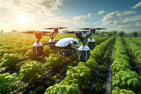 Premium Photo | Smart agriculture using drones and IoTfuture