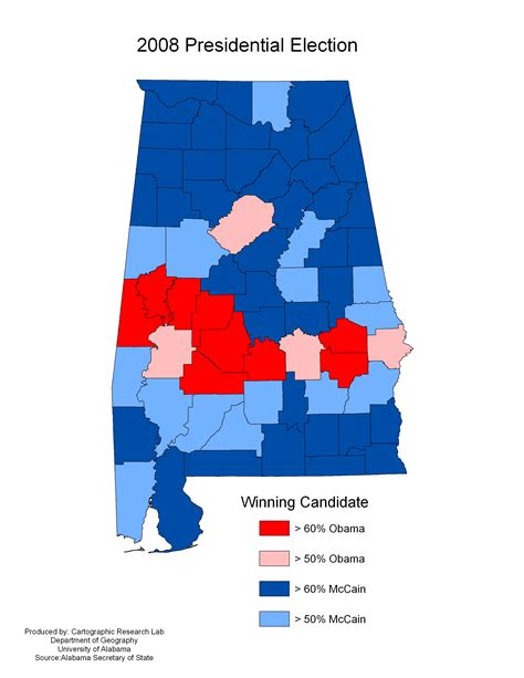 Alabama Maps - Politics