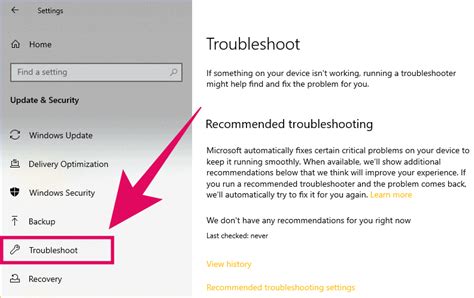 Troubleshooting Windows 10