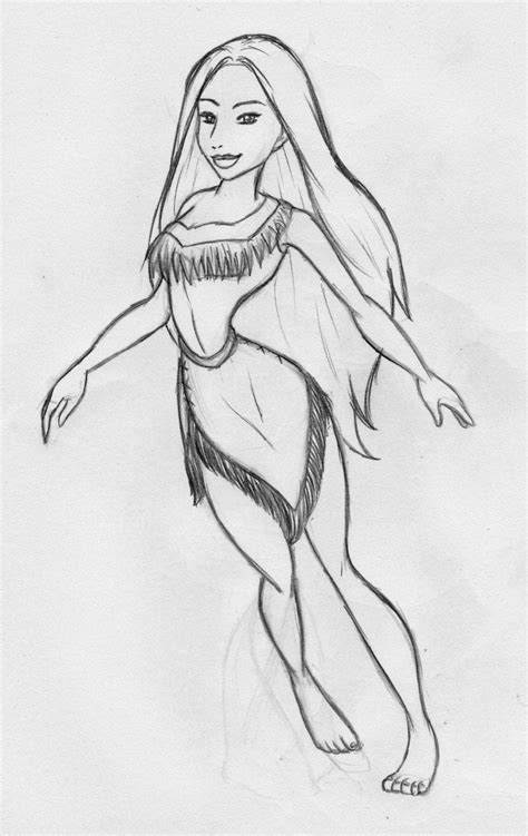 Disney - Pocahontas sketch by kimberly-castello on DeviantArt | Pocahontas sketch, Disney ...