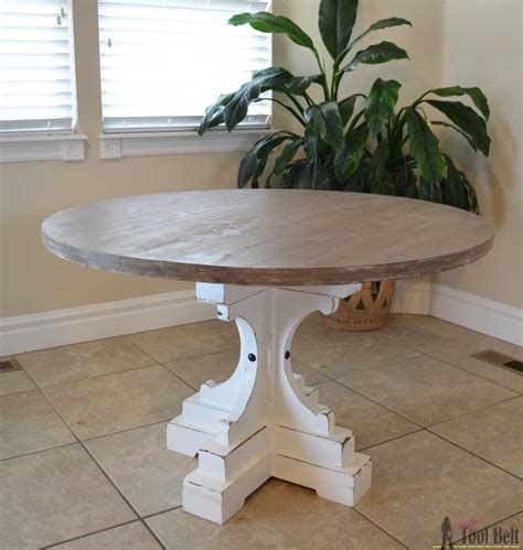 diy-pedestal-table - Her Tool Belt