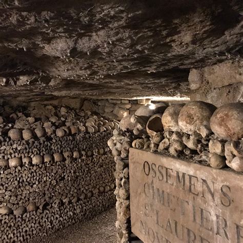 The ossuary in the catacombs of Paris. As cool as expected. : r/travel