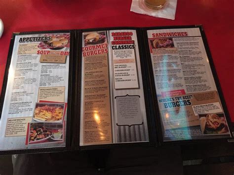 Menu at Baraboo Burger Company, Baraboo