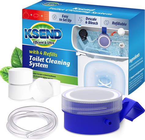 Amazon.com: Ksend Toilet Bowl Cleaner System - Self-Cleaning Toilet ...