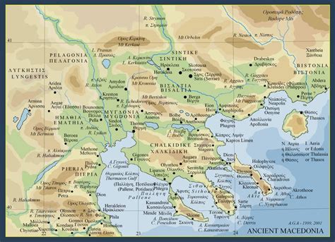 Map of Ancient Macedonia | Macedonia map, Greece map, Cartography map