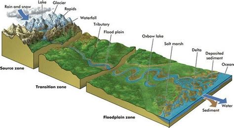 Illustration Of A Delta Landform