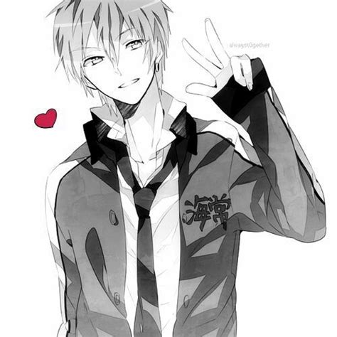 Cute Anime Boy with Heart Jacket