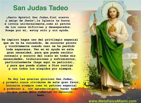 Oracion A San Judas Tadeo Para Pedir Dinero Urgente - Marcus Reid