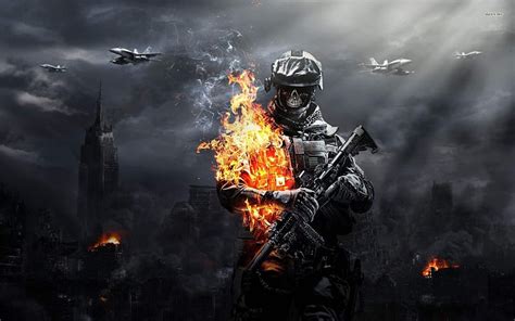 Zombie, hero, fire, soldier, HD wallpaper | Peakpx