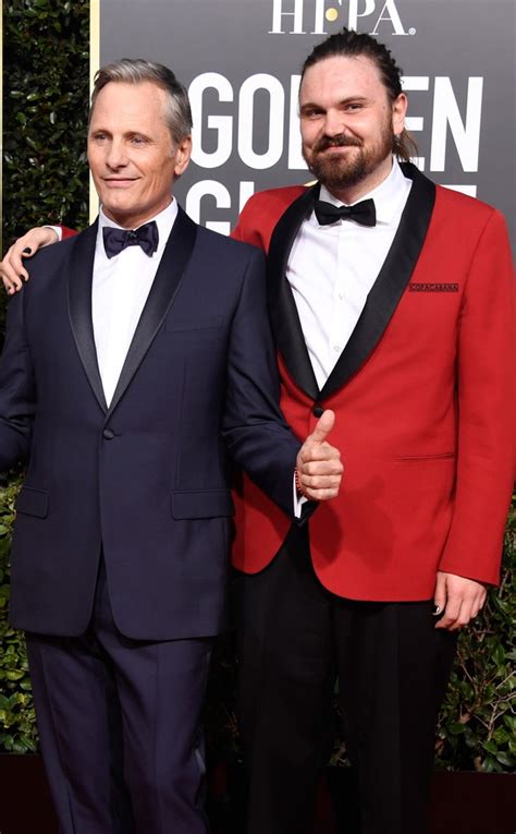 Viggo Mortensen & Henry Mortensen from Stars Who Brought Their Families to 2019 Golden Globes ...