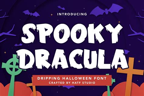 Spooky Dracula Font by Hatf Type · Creative Fabrica