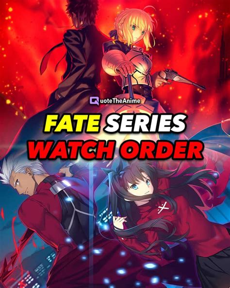 COMPLETE Fate Watch Order (Easy To Follow Guide) - QTA