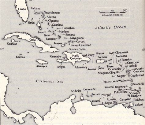 The Arawak Map of the Caribbean | What was your Island named before the 15th Century? Puerto ...