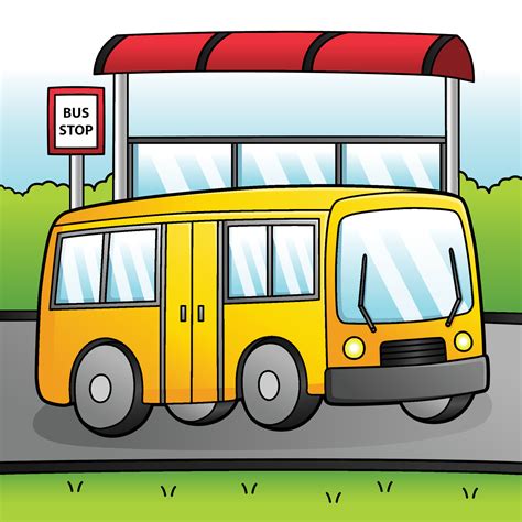 Bus Cartoon Colored Vehicle Illustration 6458122 Vector Art at Vecteezy