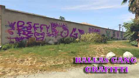 Ballas Gang Graffiti | GTA 5 Mods