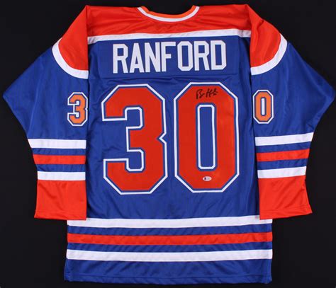 Bill Ranford Signed Oilers Jersey (Beckett COA) | Pristine Auction