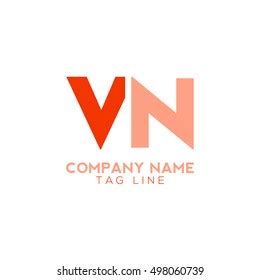 Vn Logo Stock Vector (Royalty Free) 498060739