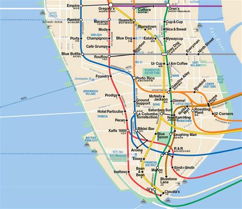 this isn't happiness™ (Coffee Shop Subway Map (larger)), Peteski