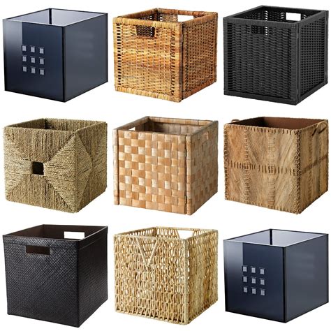 £9.99 GBP - Ikea Boxes - Baskets Dimensioned To Fit Expedit/Kallax ...