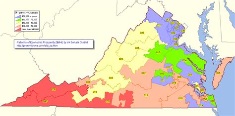 Virginia State Legislative Districts Demographic Economic