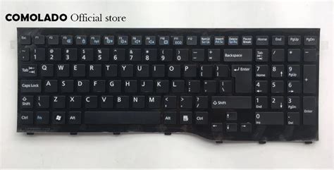 UI English laptop Keyboard For Fujitsu Lifebook AH552 black Keyboard UI ...