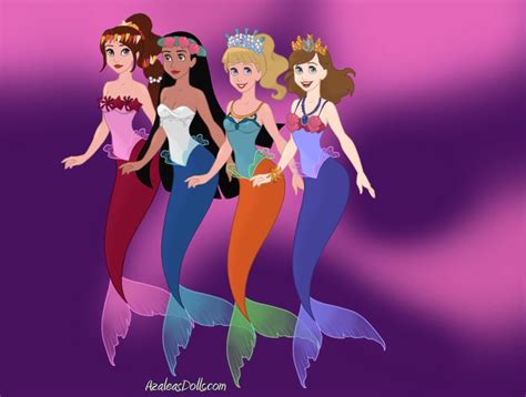 Cora, Lei-Lani, Amber & Sofia by Pere Segui [©2016] Azalea Dress Up, Scene Maker, Disney Magic ...