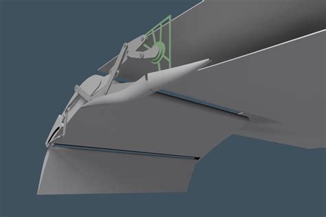 188. Fowler flaps mechanism || Free download 3D model