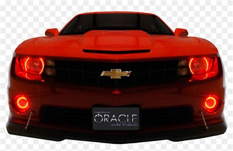 2010-13 Camaro Led Headlight Custom Halo Kit - 2013 Camaro Zl1 Halo Fog Lights, HD Png Download ...