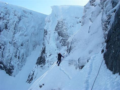 Rock Climbing Tower of Ridge Ben Nevis Fort William United Kingdom