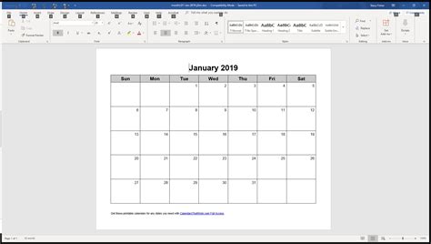 8 Top Place to Find Free Calendar Templates for Word