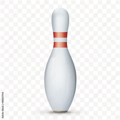 Bowling Pin Transparent Stock Vector | Adobe Stock