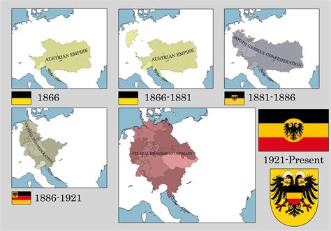 1865 1871 Unification Of Germany Map - Map