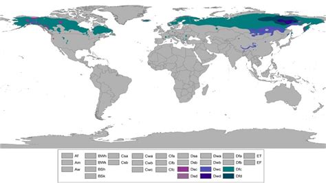 Taiga Climate - Coniferous forests - Lumbering | PMF IAS