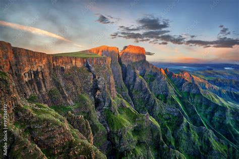 Drakensberg Amphitheatre in South Africa Stock Photo | Adobe Stock