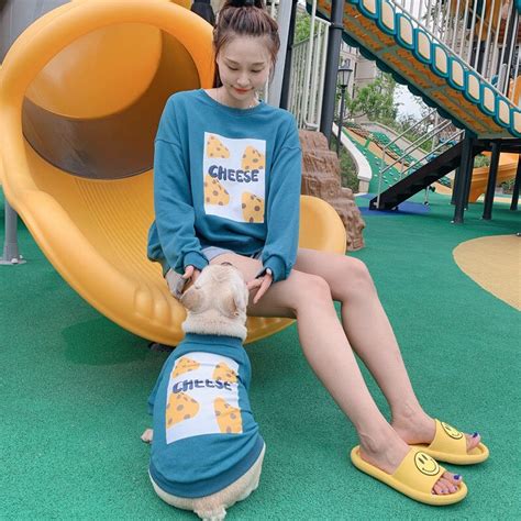 Dog Human Matching Shirt 'Cheese' – Frenchiely