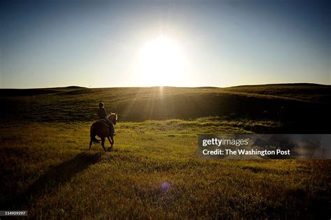 Kristi Noem check fences and cattle on the family ranch in South ...