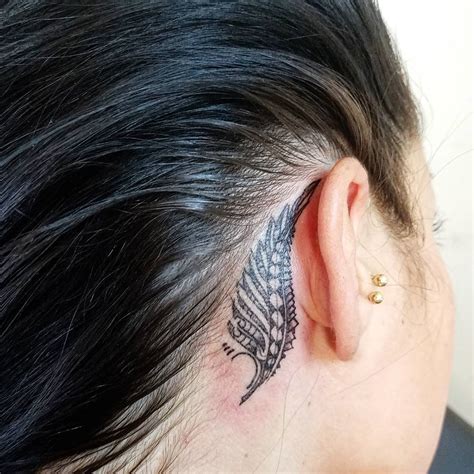 80 Best Behind the Ear Tattoo Designs & Meanings - Nice & Gentle (2019)