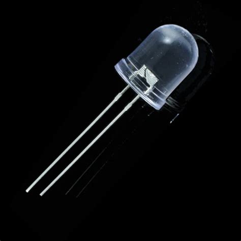 100pcs 10mm White LED Diode Ultra Bright White 10mm LED Light-emitting ...