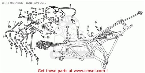 Honda CBX1000 SUPERSPORT 1980 (A) AUSTRALIA WIRE HARNESS - IGNITION ...