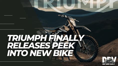 Triumph Motocross Bike Revealed - Dirt Bike Vault